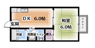 大和田駅 徒歩5分 2階の物件間取画像